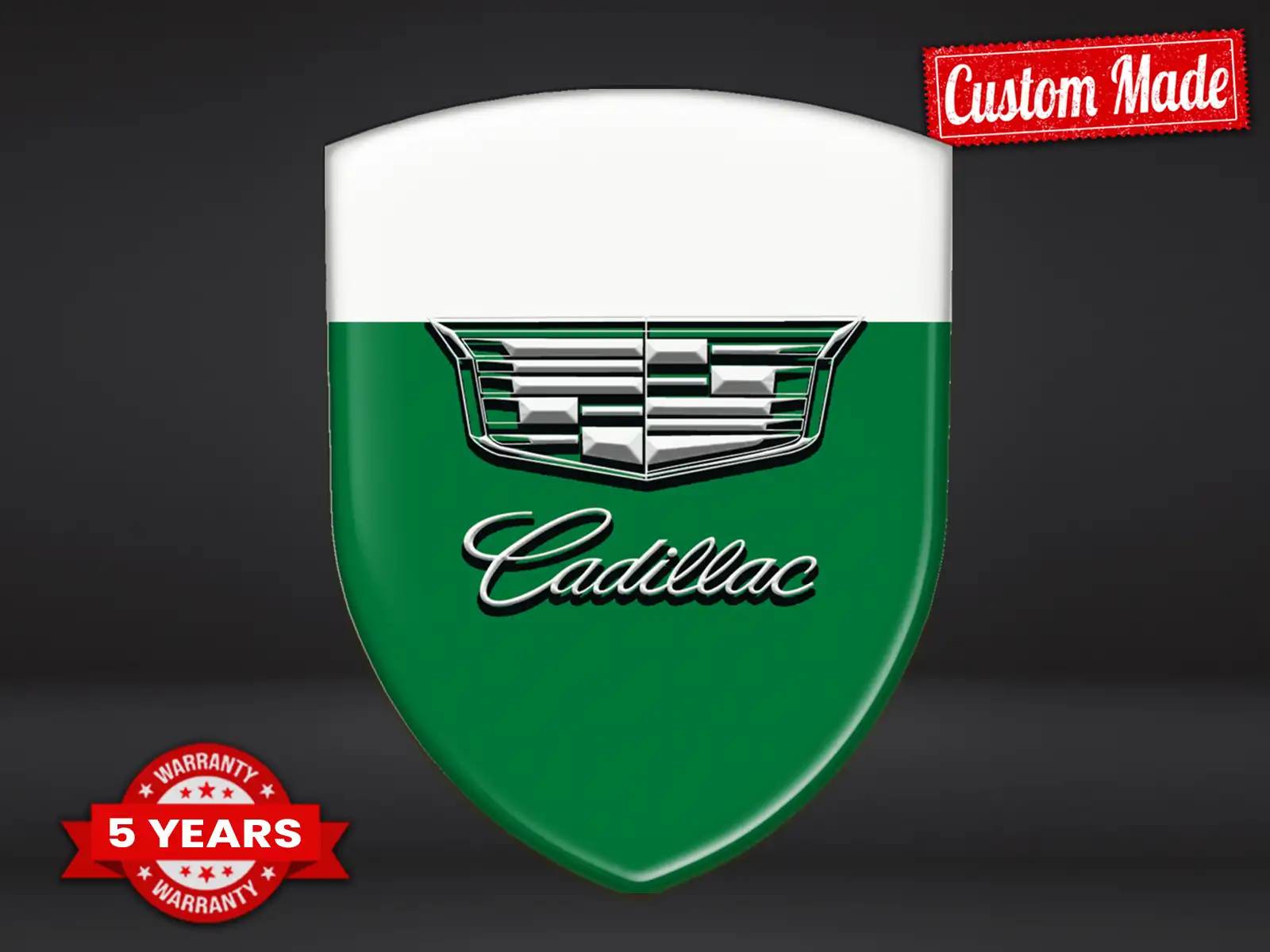 Cadillac Epoxy Domes Sticker Edle Edition Glänzende Badges ST